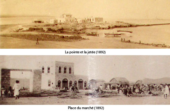 1892 : La pointe, jetée et place du marché
