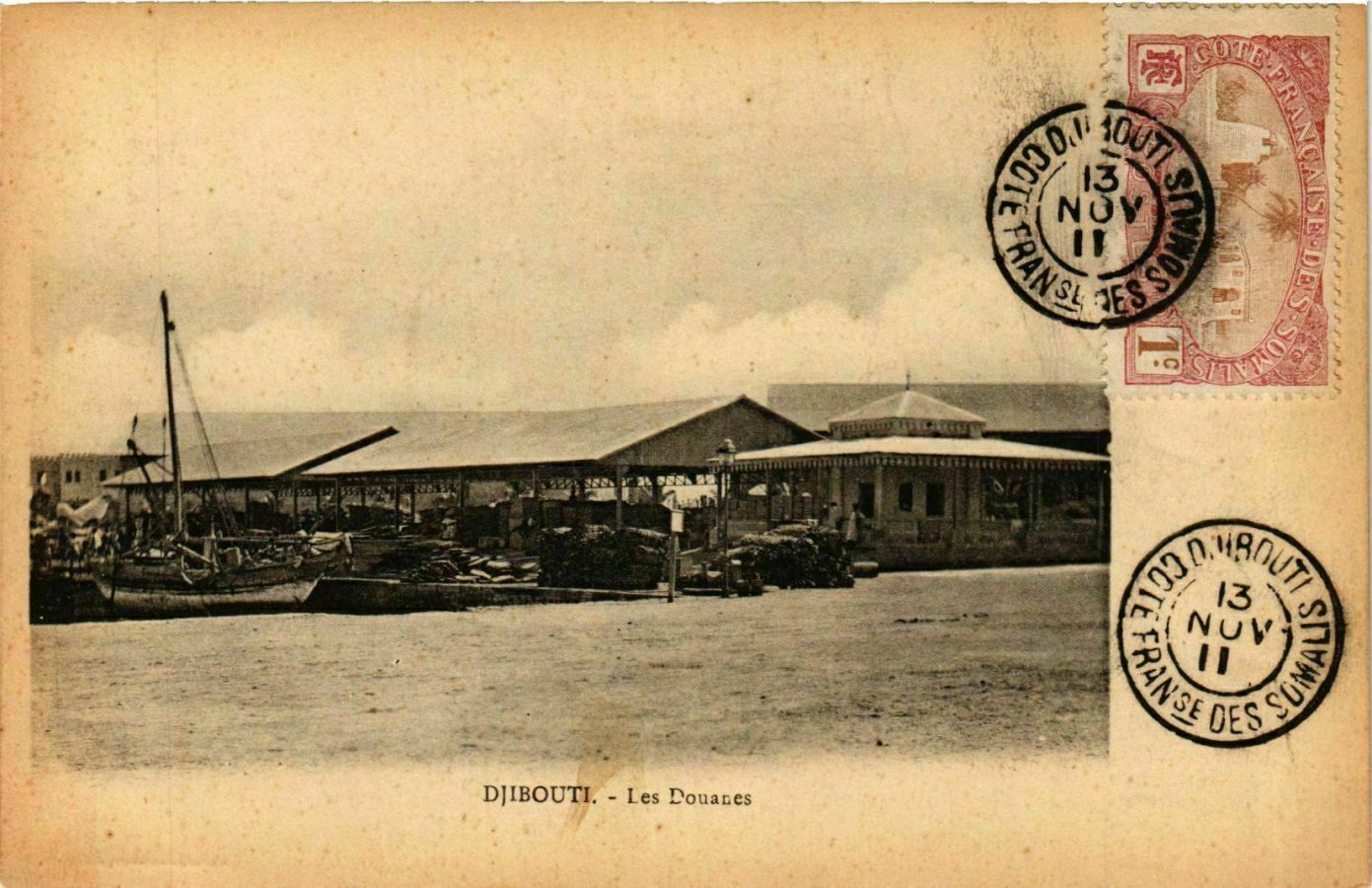 Douanes de Djibouti en 1911.