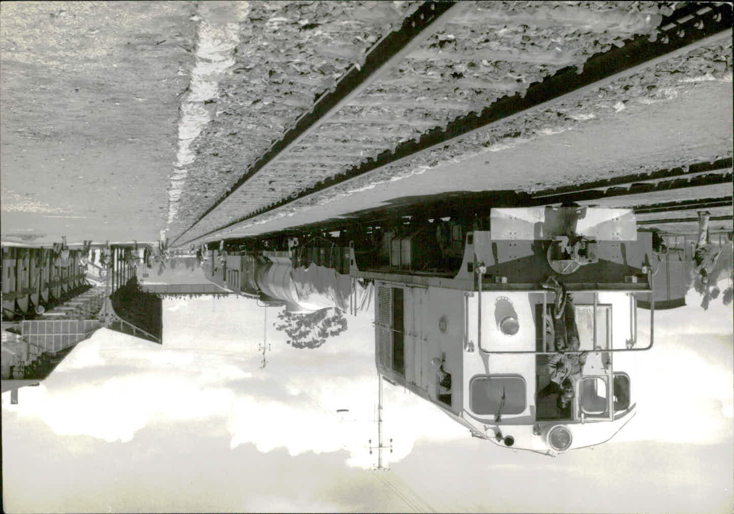 Train à Djibouti dans les années 1950.
