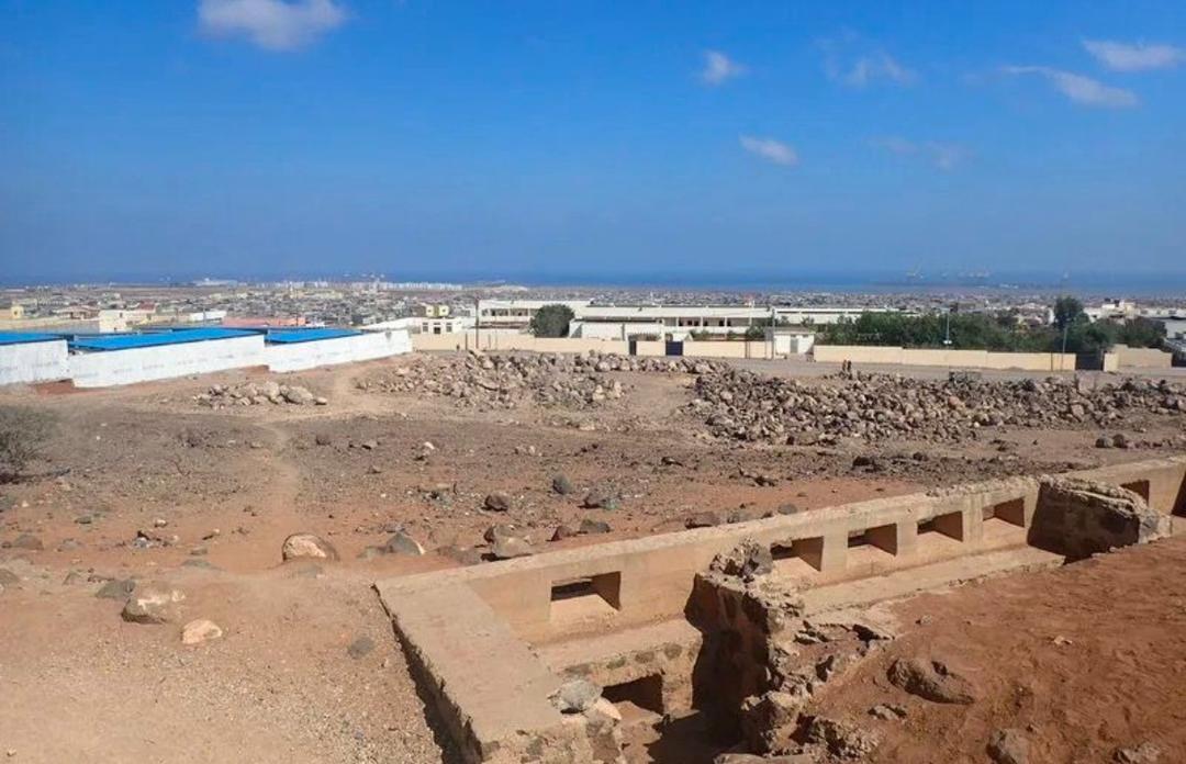 Fortifications toujours visible à Djibouti ville, datant de 1940.