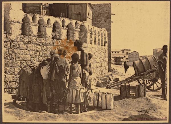 Fontaine publique à Djibouti en 1922