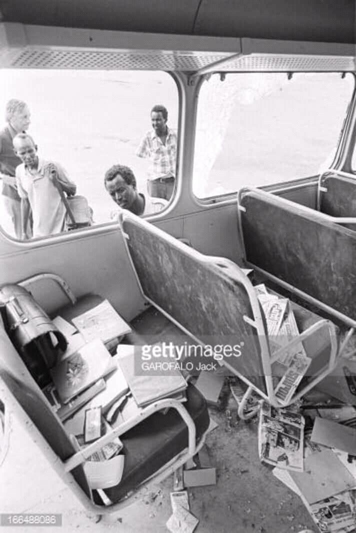 État du bus après l'assaut du GIGN en 1976