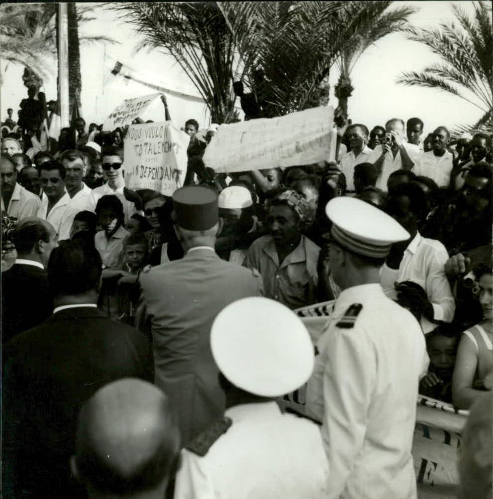 Visite de De Gaulle à Djibouti en 1966