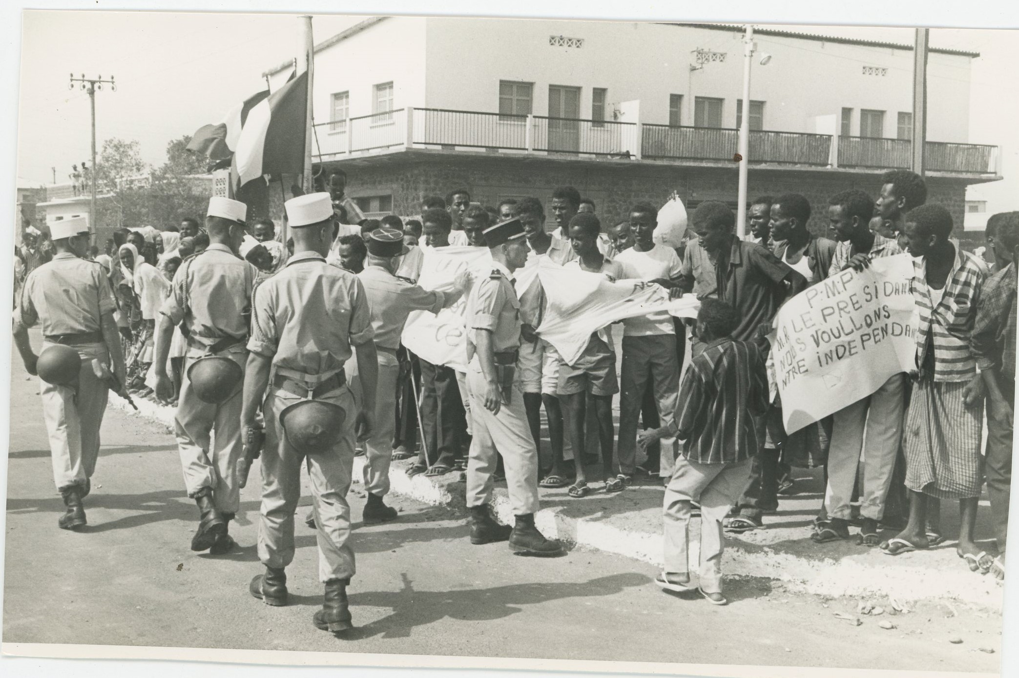 Manifestations pour l'indépendance en 1967