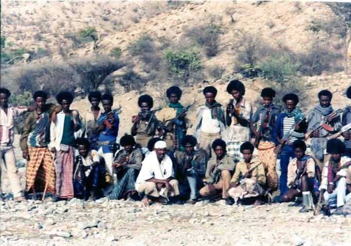 Combattants du FRUD en 1990.