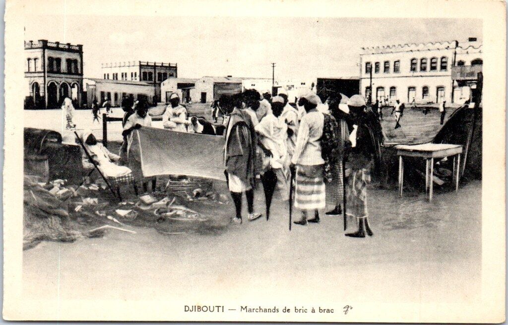 Marchands de Bric-à-Brac ( Divers Objets) entre 1910-1930, Djibouti